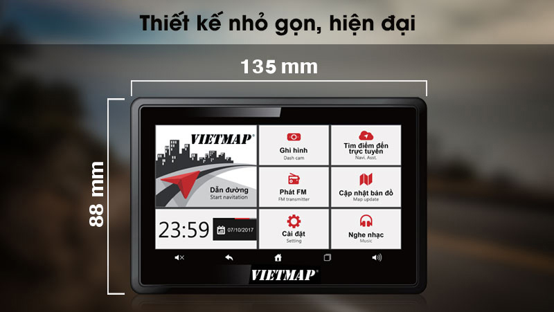 Camera H&agrave;nh Tr&igrave;nh Vietmap W810 Đen